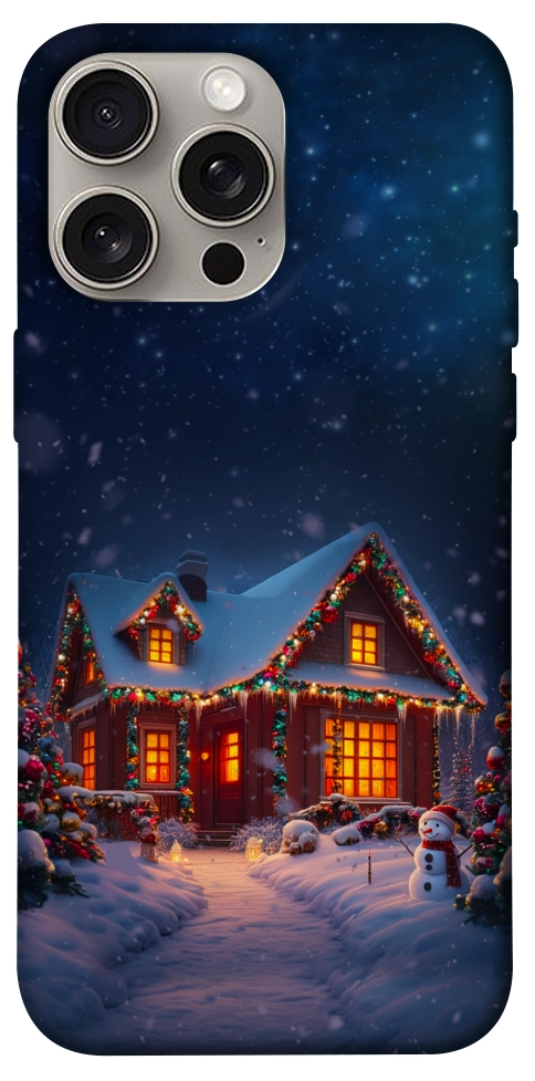 Чохол Santa's house для iPhone 15 Pro Max