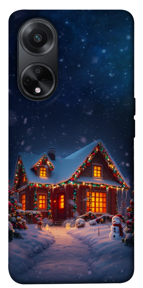 Чехол Santa's house для Oppo A58 4G