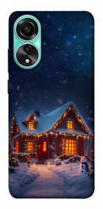 Чехол Santa's house для Oppo A78 4G