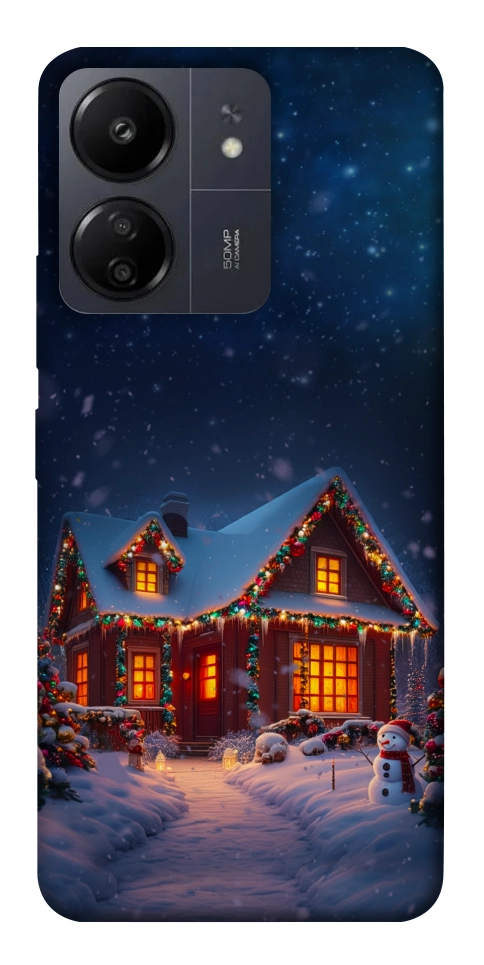 Чохол Santa's house для Xiaomi Redmi 13C