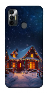 Чохол Santa's house для TECNO Spark 7