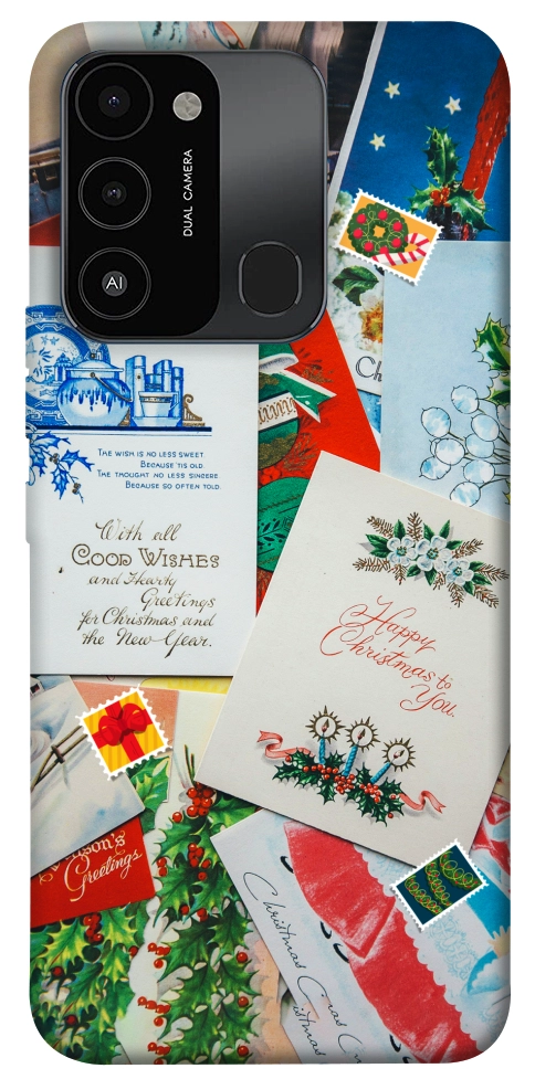 Чехол Winter messages для TECNO Spark Go 2022 (KG5m)