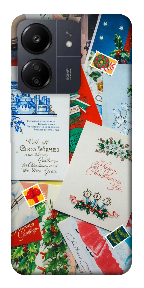 Чохол Winter messages для Xiaomi Redmi 13C