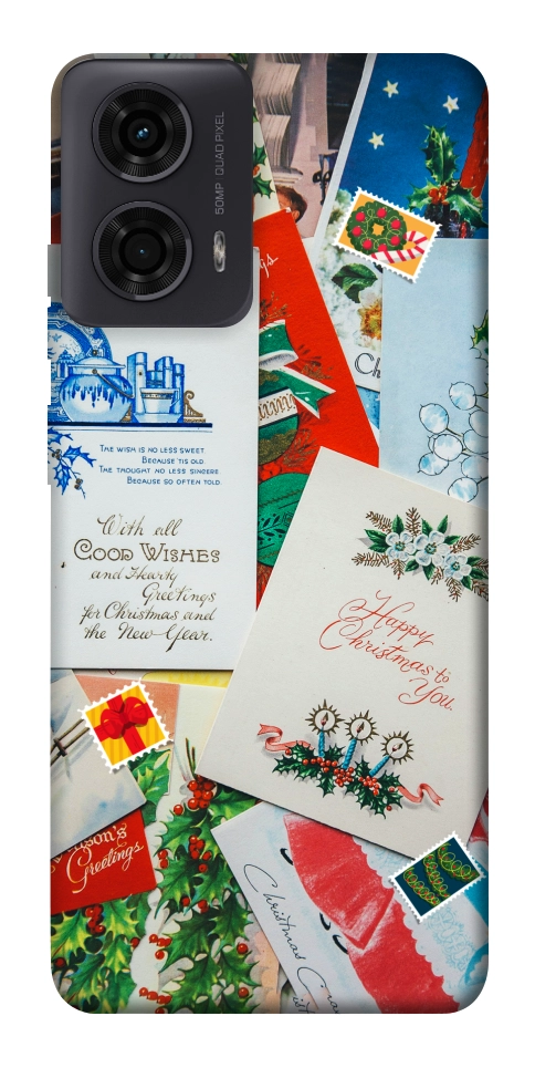 Чехол Winter messages для Motorola Moto G24