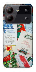 Чехол Winter messages для ZTE Blade A54 4G