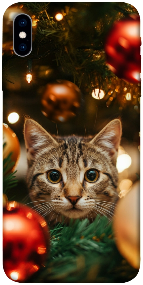 Чехол Christmas curiosity для iPhone X