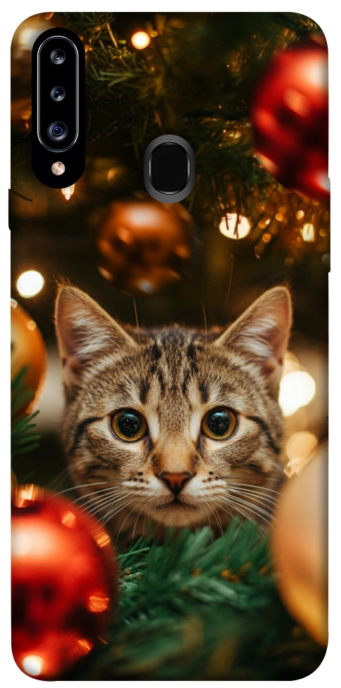 Чехол Christmas curiosity для Galaxy A20s (2019)