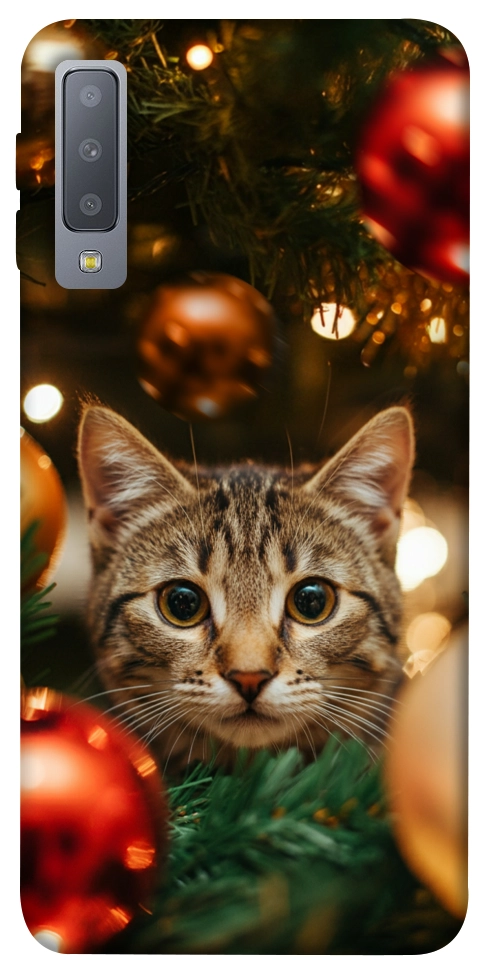 Чехол Christmas curiosity для Galaxy A7 (2018)