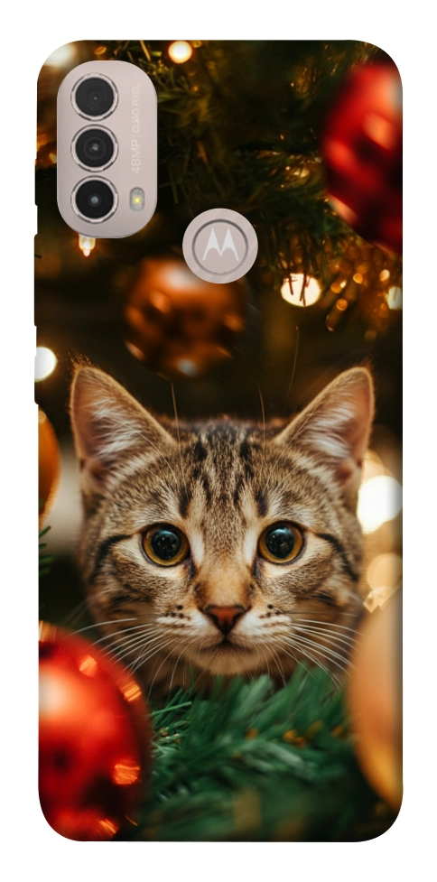 Чохол Christmas curiosity для Motorola Moto E40