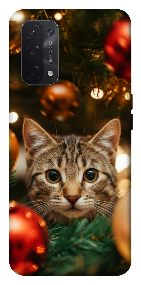 Чехол Christmas curiosity для Oppo A74 5G