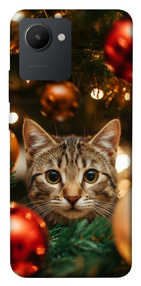 Чехол Christmas curiosity для Realme C30