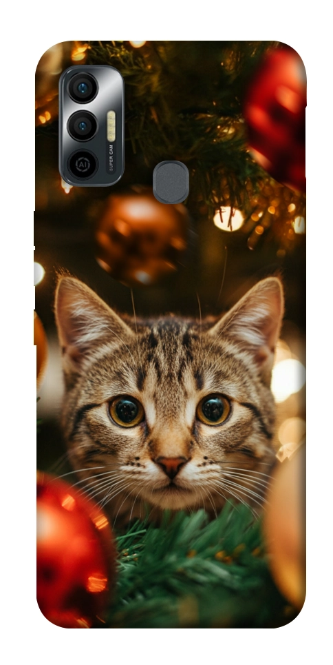 Чохол Christmas curiosity для TECNO Spark 7