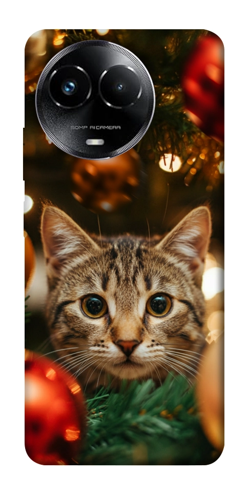 Чехол Christmas curiosity для Realme C67 4G