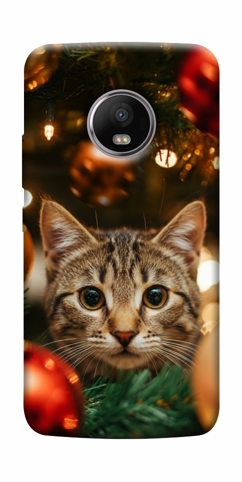 Чехол Christmas curiosity для Motorola Moto G5S