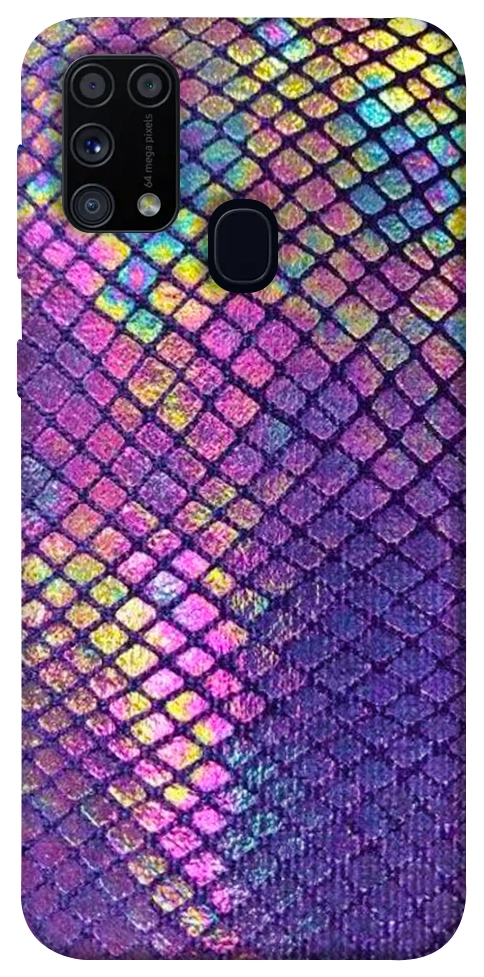 Чехол Neon snake skin для Galaxy M31 (2020)