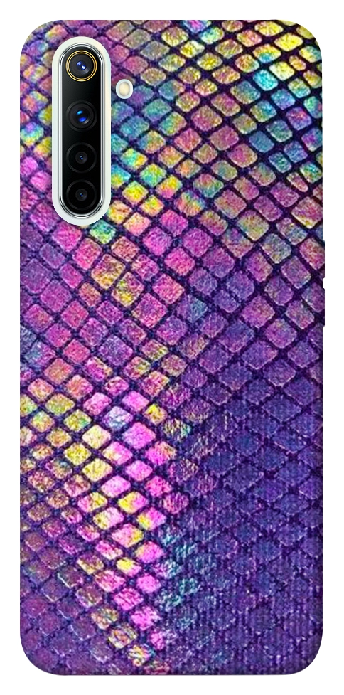 Чехол Neon snake skin для Realme 6