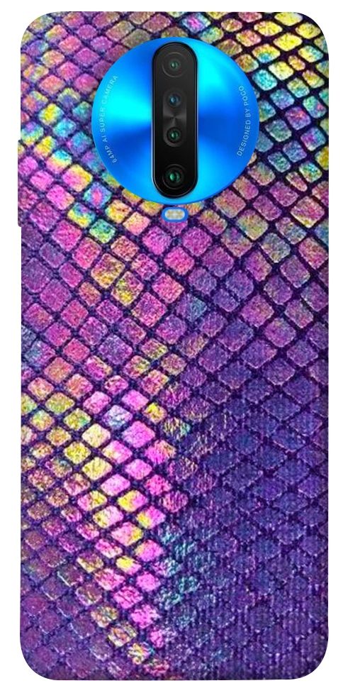 Чехол Neon snake skin для Xiaomi Poco X2