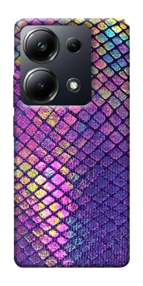 Чехол Neon snake skin для Xiaomi Poco M6