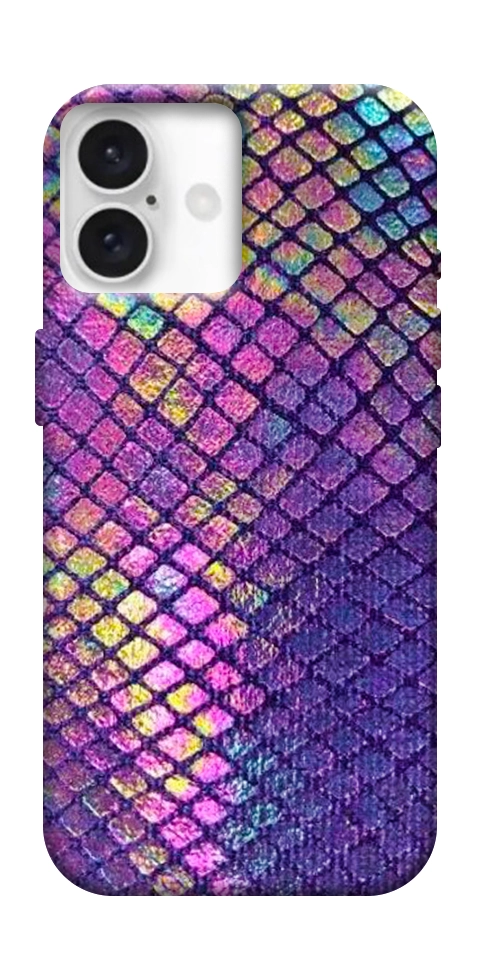 Чехол Neon snake skin для iPhone 16