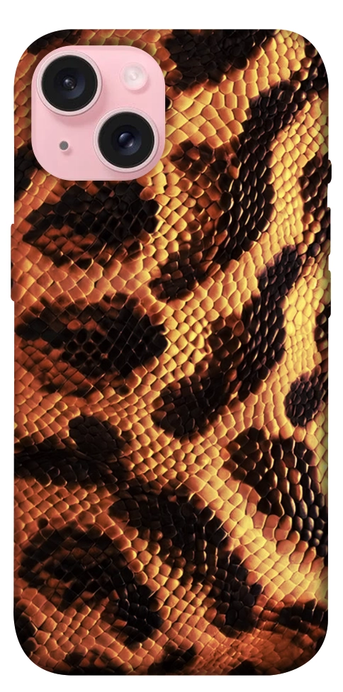 Чехол Snake skin для iPhone 15