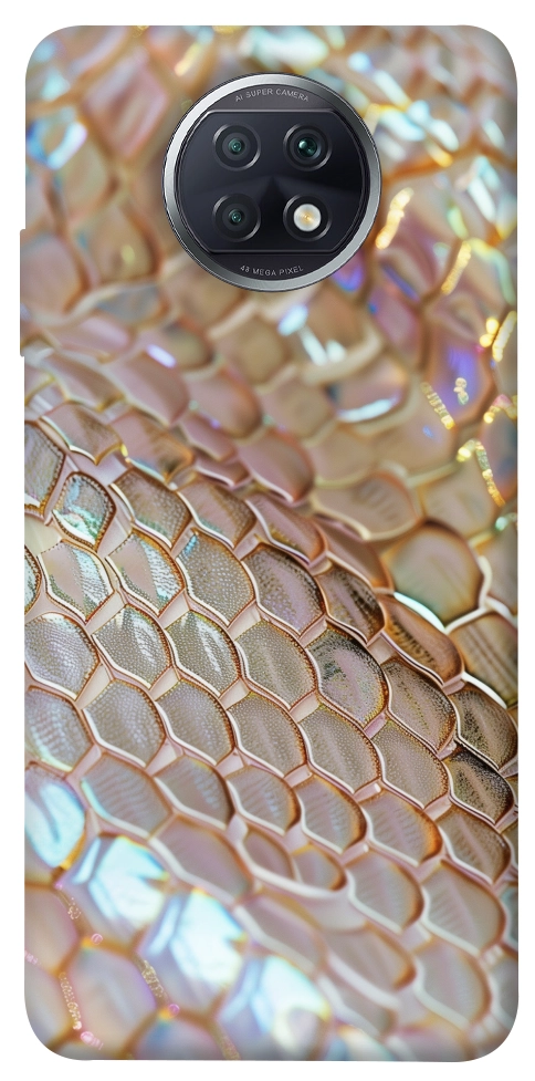 Чехол Gold snake skin для Xiaomi Redmi Note 9T