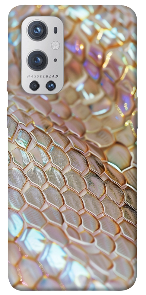 Чохол Gold snake skin для Oneplus 9 pro