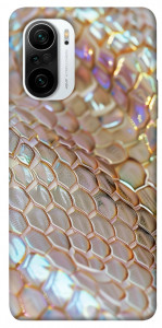 Чехол Gold snake skin для Xiaomi Redmi K40 Pro+