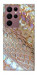 Чохол Gold snake skin для Galaxy S22 Ultra