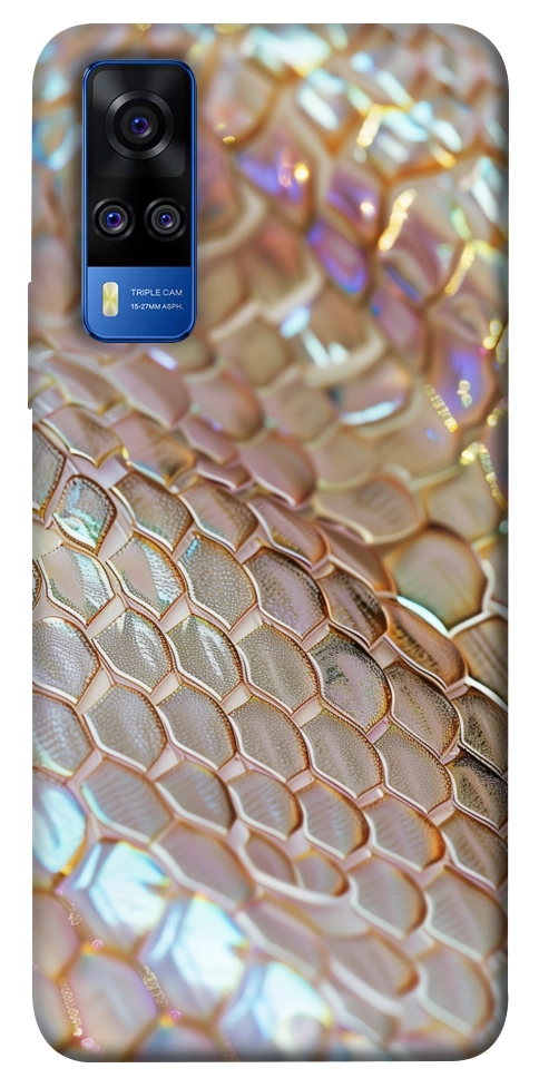 Чехол Gold snake skin для Vivo Y51a