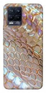 Чохол Gold snake skin для Realme 8