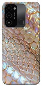 Чехол Gold snake skin для TECNO Spark 8C