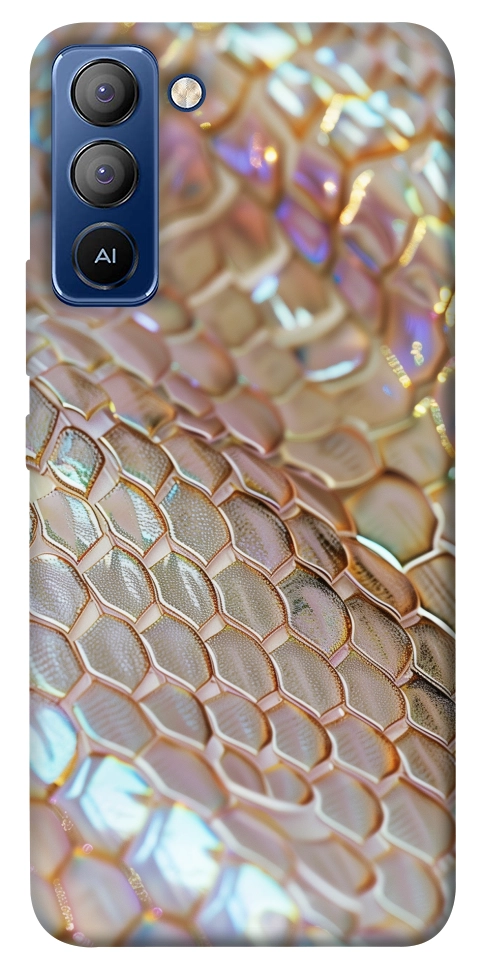 Чохол Gold snake skin для TECNO Pop 5 Pro