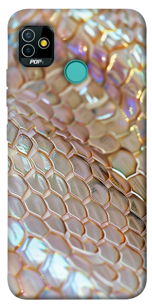 Чохол Gold snake skin для TECNO Pop 5