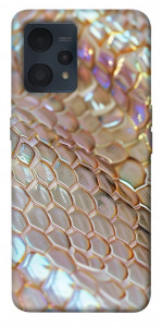 Чехол Gold snake skin для Realme 9 4G