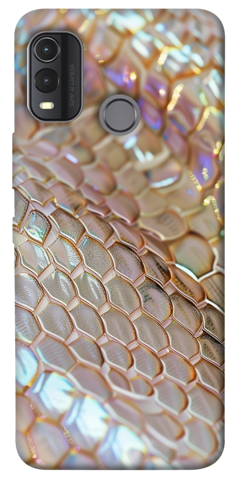 Чехол Gold snake skin для Nokia G11 Plus