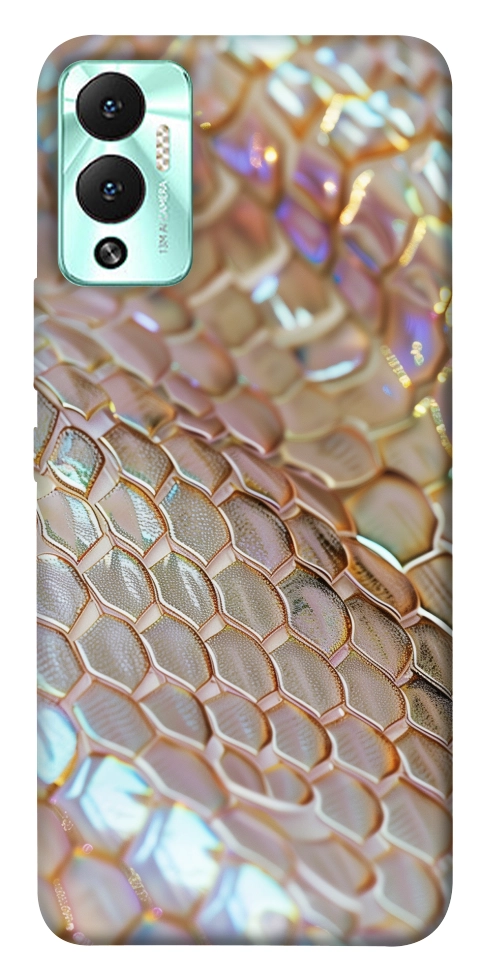 Чехол Gold snake skin для Infinix Hot 12 Play