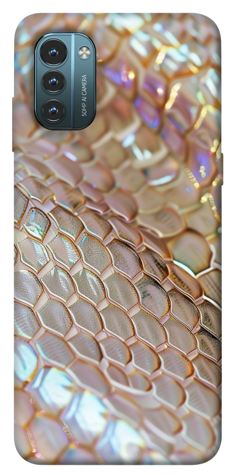 Чехол Gold snake skin для Nokia G21