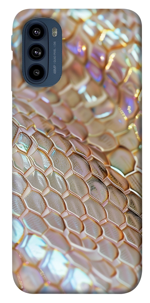 Чехол Gold snake skin для Motorola Moto G41