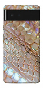 Чохол Gold snake skin для Google Pixel 6