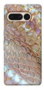 Чохол Gold snake skin для Google Pixel 7 Pro