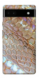 Чохол Gold snake skin для Google Pixel 6A