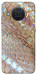 Чехол Gold snake skin для Nokia X20