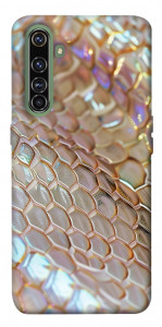 Чехол Gold snake skin для Realme X50 Pro