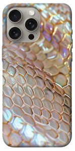 Чехол Gold snake skin для iPhone 15 Pro Max