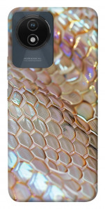 Чехол Gold snake skin для Vivo Y02