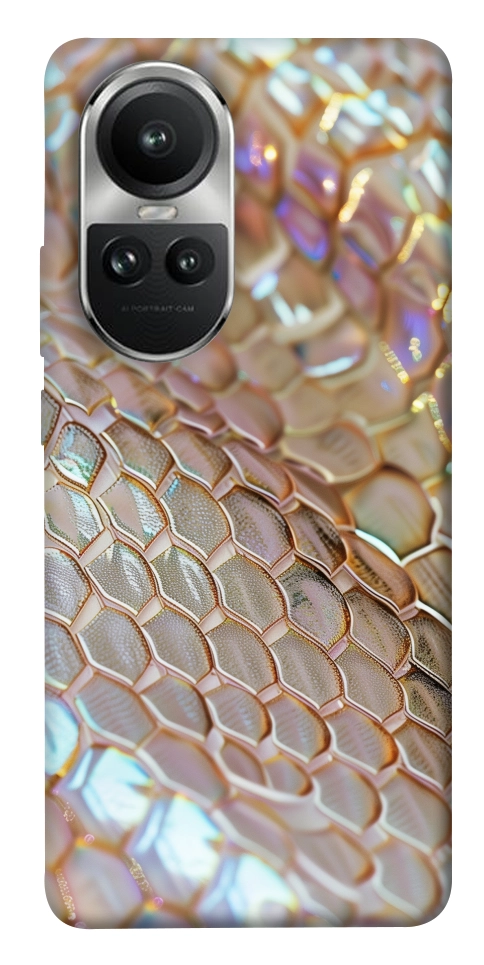 Чохол Gold snake skin для Oppo Reno 10