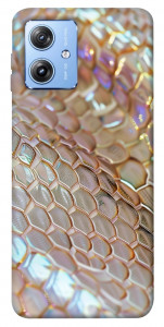 Чехол Gold snake skin для Motorola Moto G84