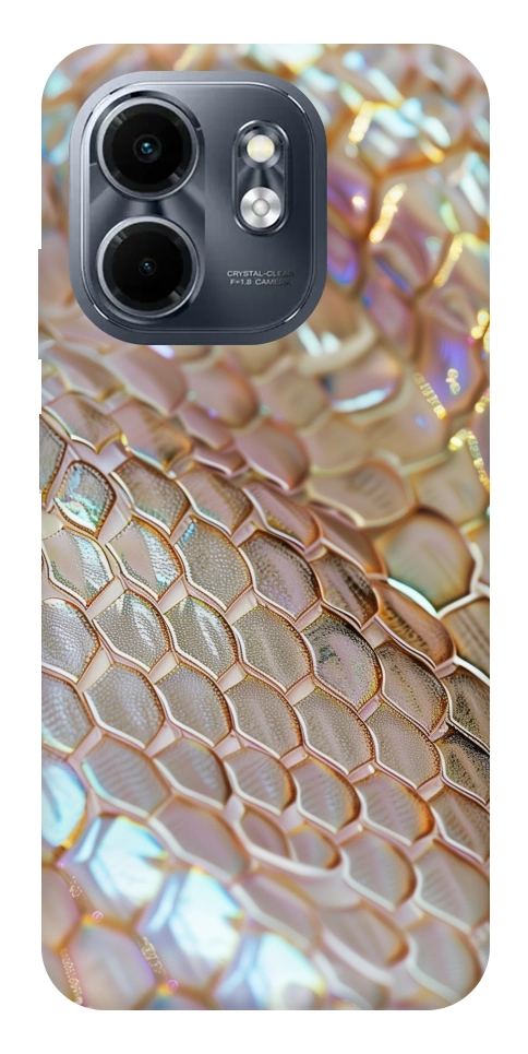 Чехол Gold snake skin для Infinix Smart 9 4G