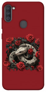 Чохол Roses snake для Galaxy A11 (2020)