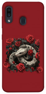 Чохол Roses snake для Galaxy A30 (2019)